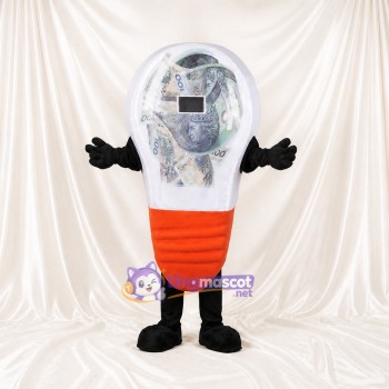 Ampoule Costume de mascotte intégral pour adultes Promotions