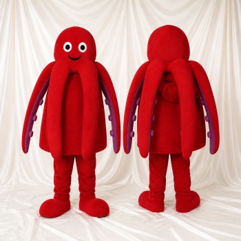 Octopus Mascot Costume Full Body for Adults School Events