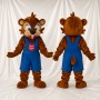 Castor brun ouvrier Costume de mascotte intégral pour adultes Promotions