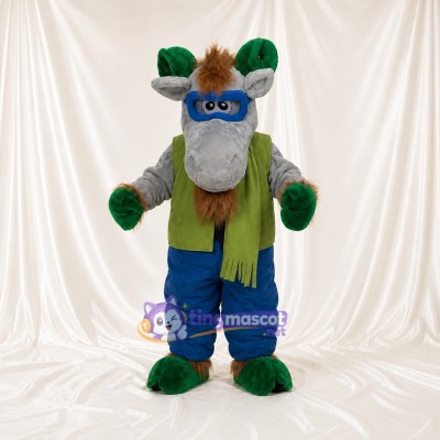 Troll Mascot Costume Full Body for Adults School Events