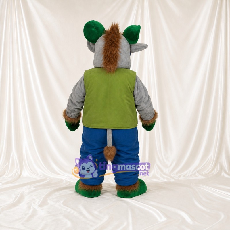 Troll Mascot Costume Full Body for Adults School Events