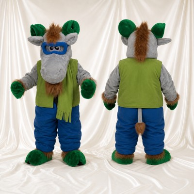 Troll Mascot Costume Full Body for Adults School Events