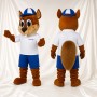 Squirrel Athlete Mascot Costume Full Body for Adults Sports Events