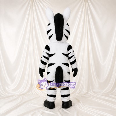 Zebra Mascot Costume Full Body for Adults School Events