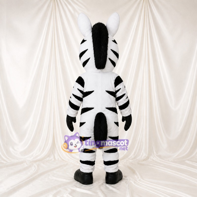 Zebra Mascot Costume Full Body for Adults School Events