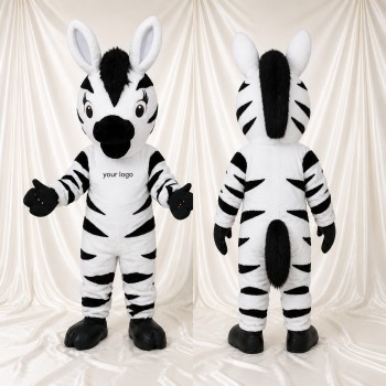 Zebra Mascot Costume Full Body for Adults School Events