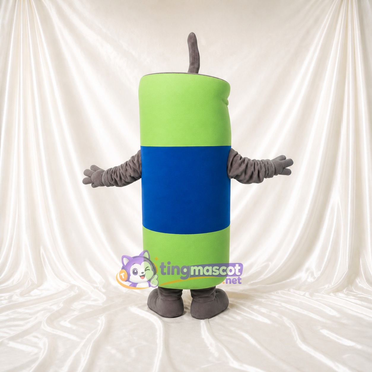Batterie Front Bold Costume de mascotte intégral pour adultes Promotions Batterie Front Bold Costume de mascotte intégral pour adultes Promotions