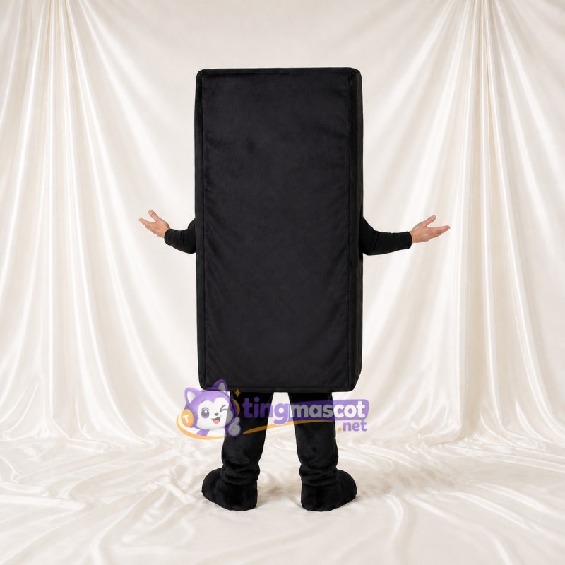 Black Vending Machine Mascot Costume Full Body for Adults Promotions