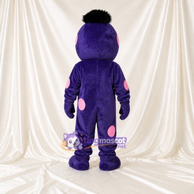 Purple Sculpted Fantasy Monster Mascot Costume Full Body for Adults Schools