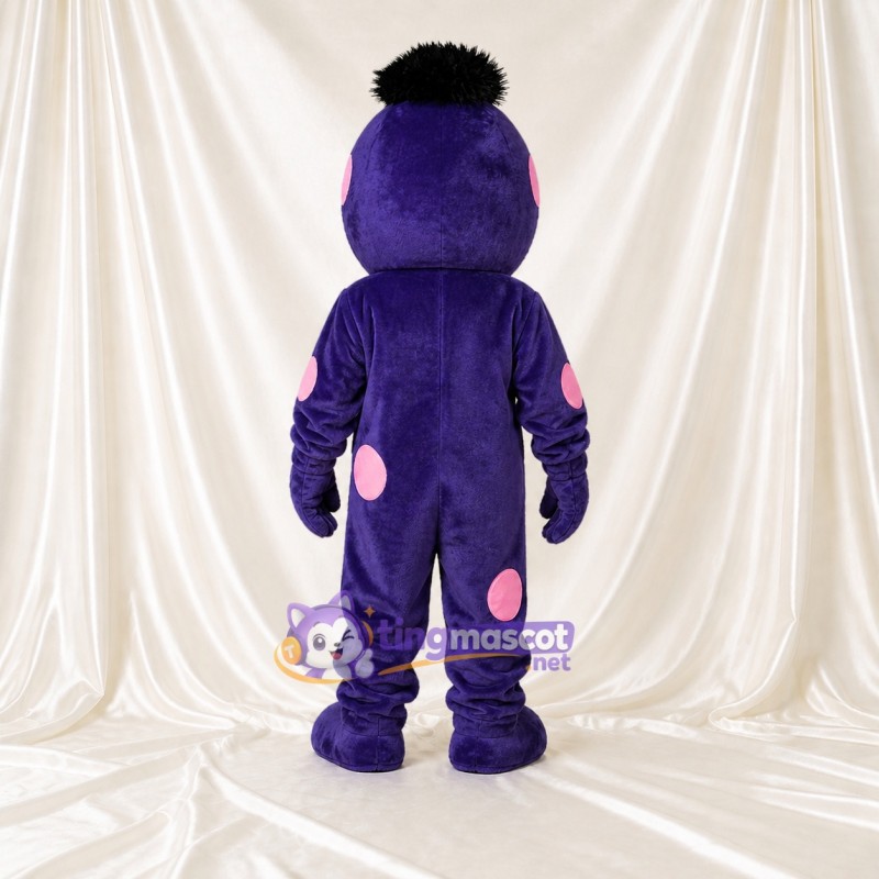 Purple Sculpted Fantasy Monster Mascot Costume Full Body for Adults Schools