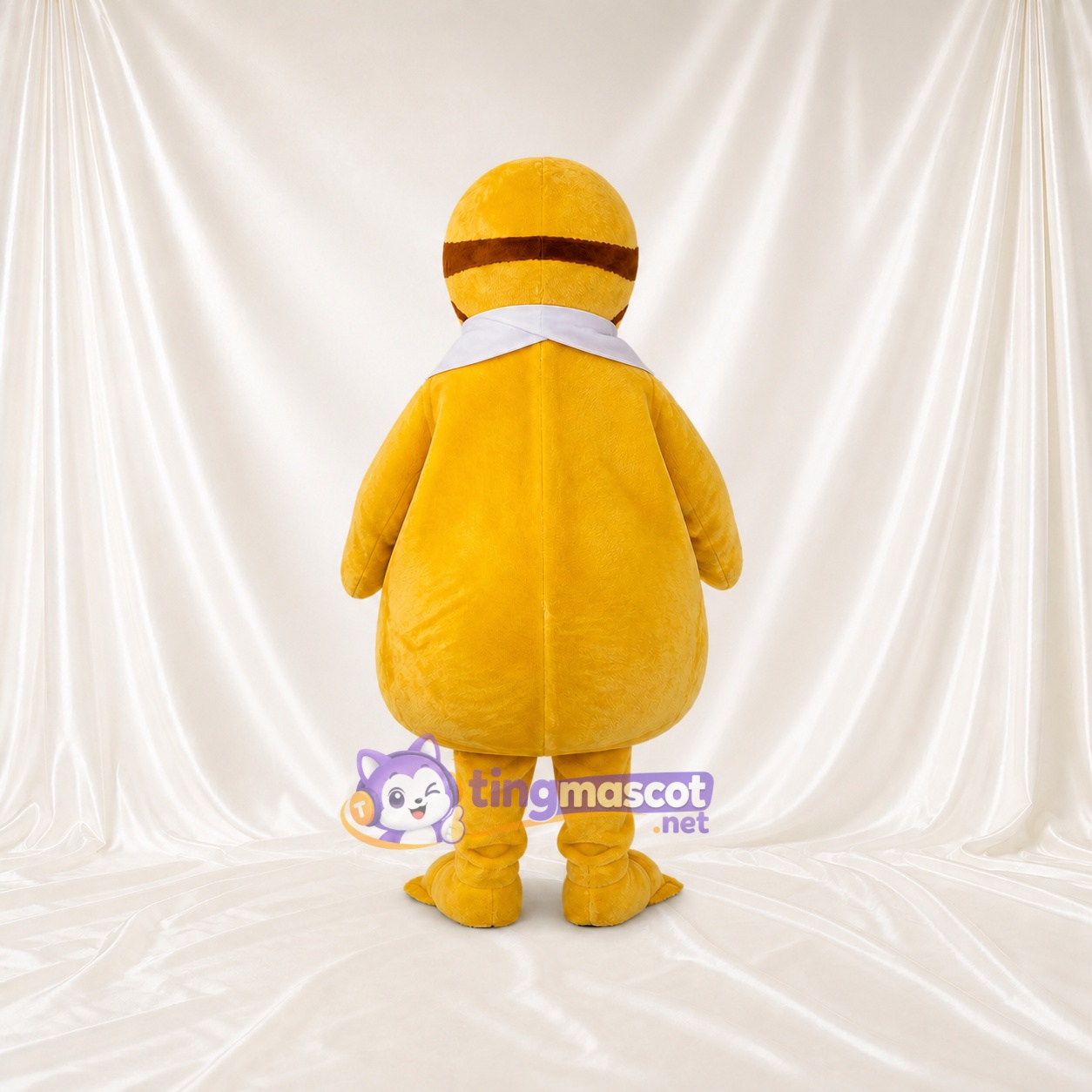 Canard de construction jaune Costume de mascotte intégral pour adultes Événements scolaires