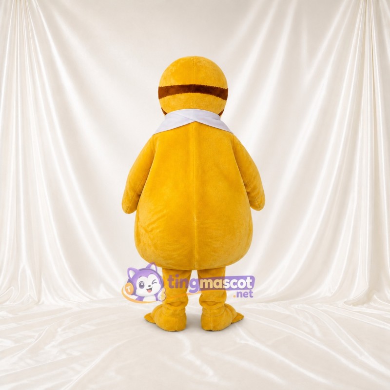 Canard de construction jaune Costume de mascotte intégral pour adultes Événements scolaires