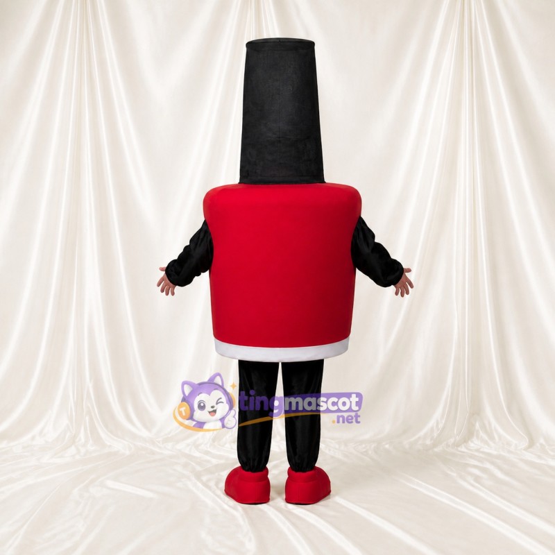 Front Bold Lipstick Mascot Costume Full Body for Adults Promotions
