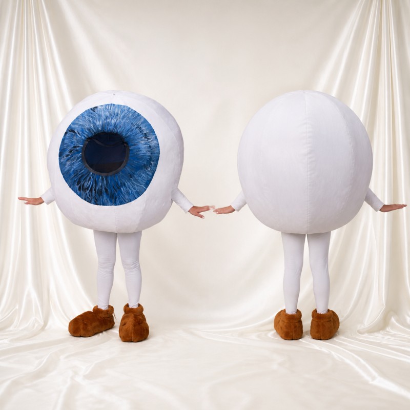 Eyeball Mascot Costume Full Body for Adults School Events