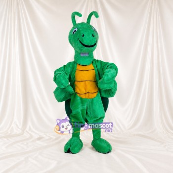 Insecte de construction vert Costume de mascotte intégral pour adultes Événements scolaires