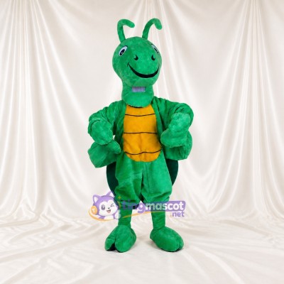 Green Construction Insect Mascot Costume Full Body for Adults School Events