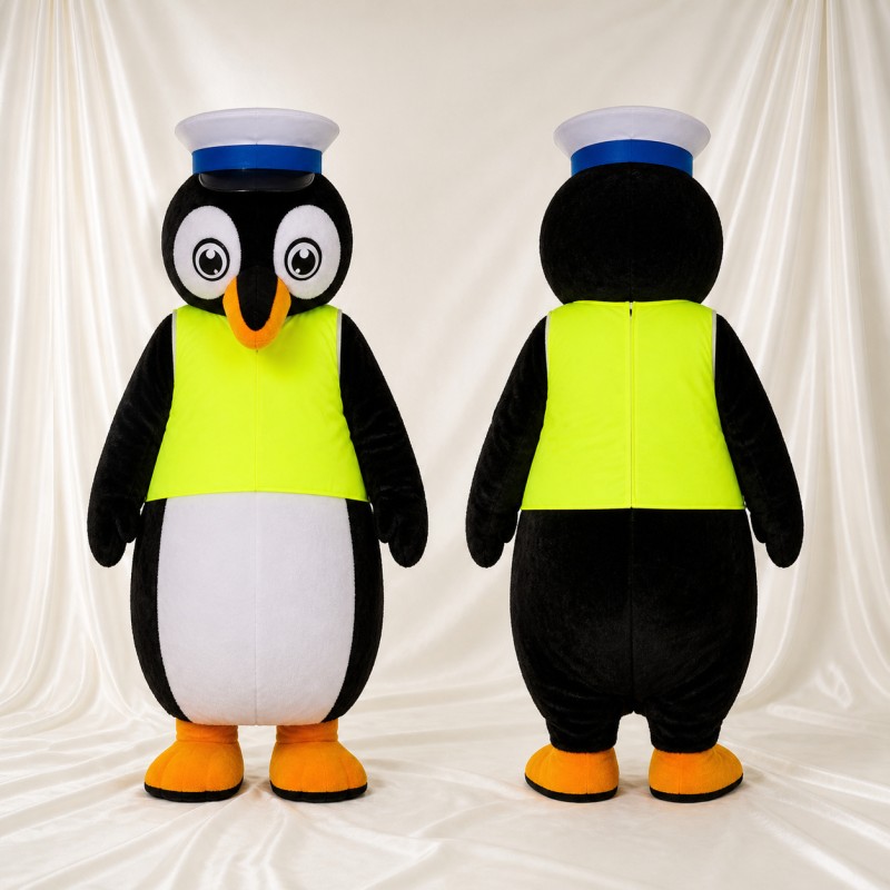 Sailor Penguin Mascot Costume Full Body for Adults Promotions