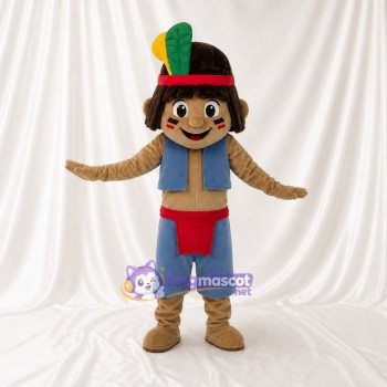 Role Specific Explorer Boy Mascot Costume Full Body for Adults Promotions