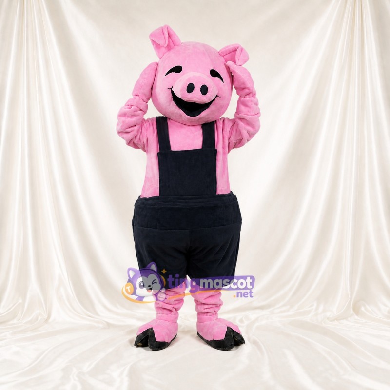 Pig Mascot Costume Full Body for Adults School Events