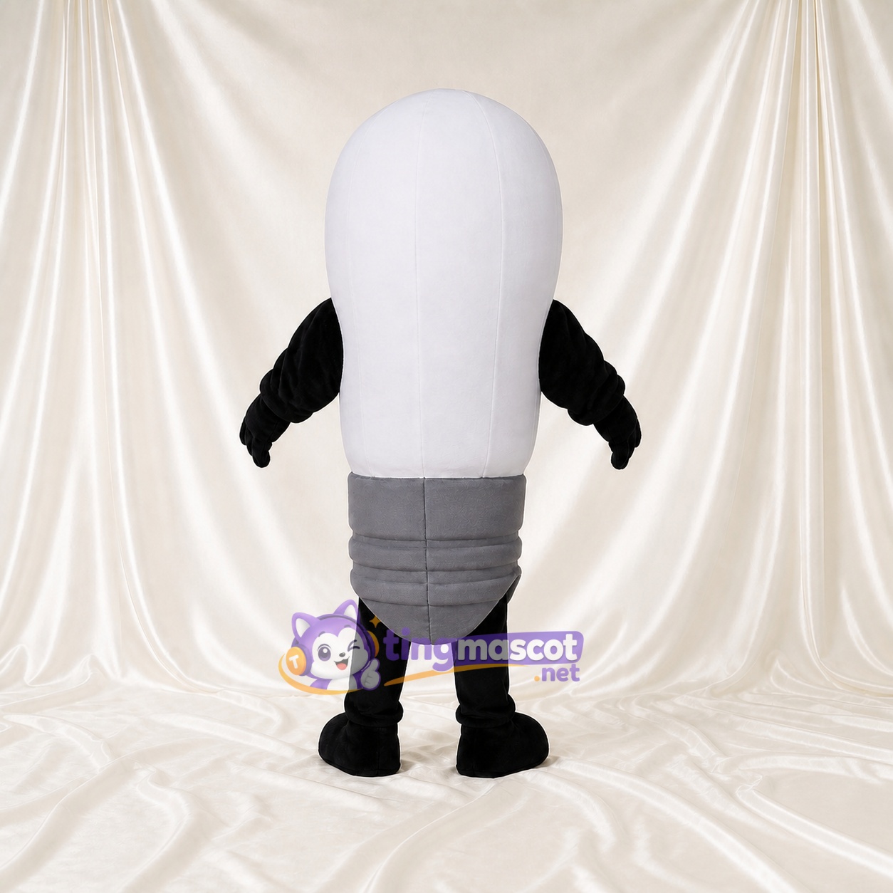 Ampoule Blanche Costume de mascotte intégral pour adultes Promotions Ampoule Blanche Costume de mascotte intégral pour adultes Promotions