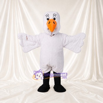 Construction Chicken Mascot Costume Full Body for Adults School Events