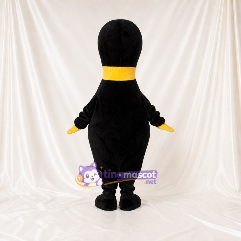 Black Front Bold Bottle Character Mascot Costume Full Body for Adults Promotions