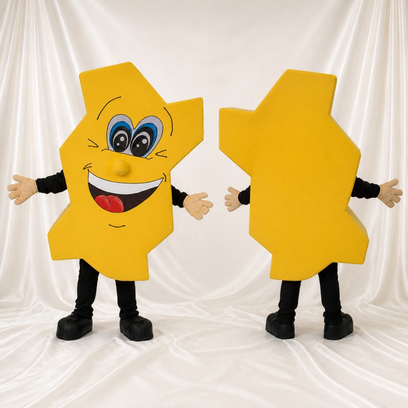 Jigsaw Puzzle Mascot Costume Full Body for Adults Promotions