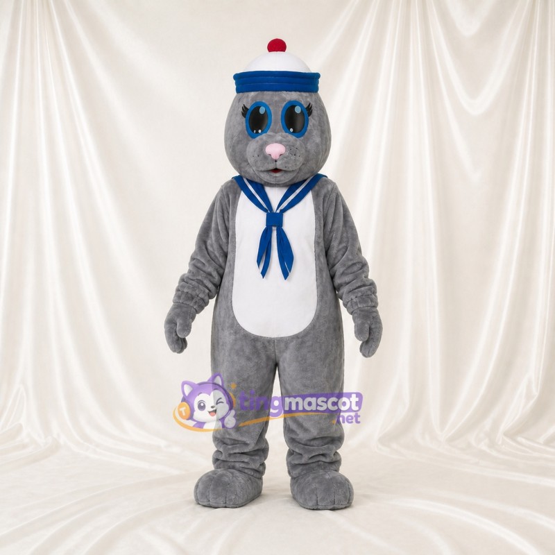 Role Specific Sailor Seal Mascot Costume Full Body for Adults Promotions