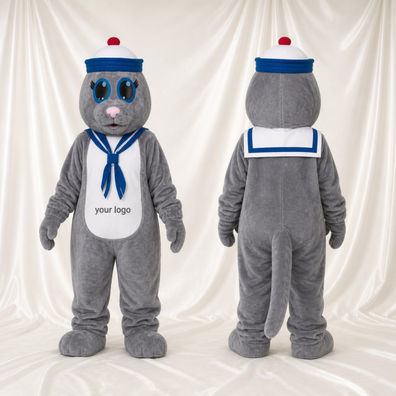 Role Specific Sailor Seal Mascot Costume Full Body for Adults Promotions