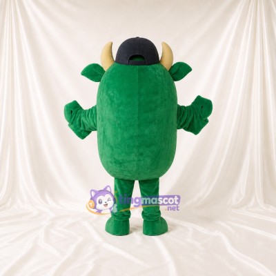 Green Monster Mascot Costume Full Body for Adults School Events