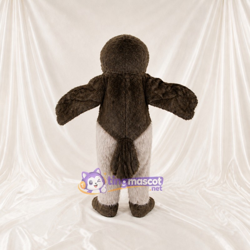 Construction Owl Mascot Costume Full Body for Adults School Events
