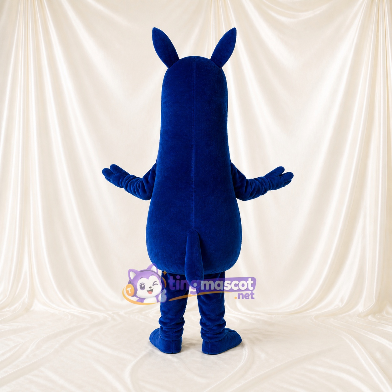 Chien Bleu Marine Costume de mascotte intégral pour adultes Événements scolaires Chien Bleu Marine Costume de mascotte intégral pour adultes Événements scolaires