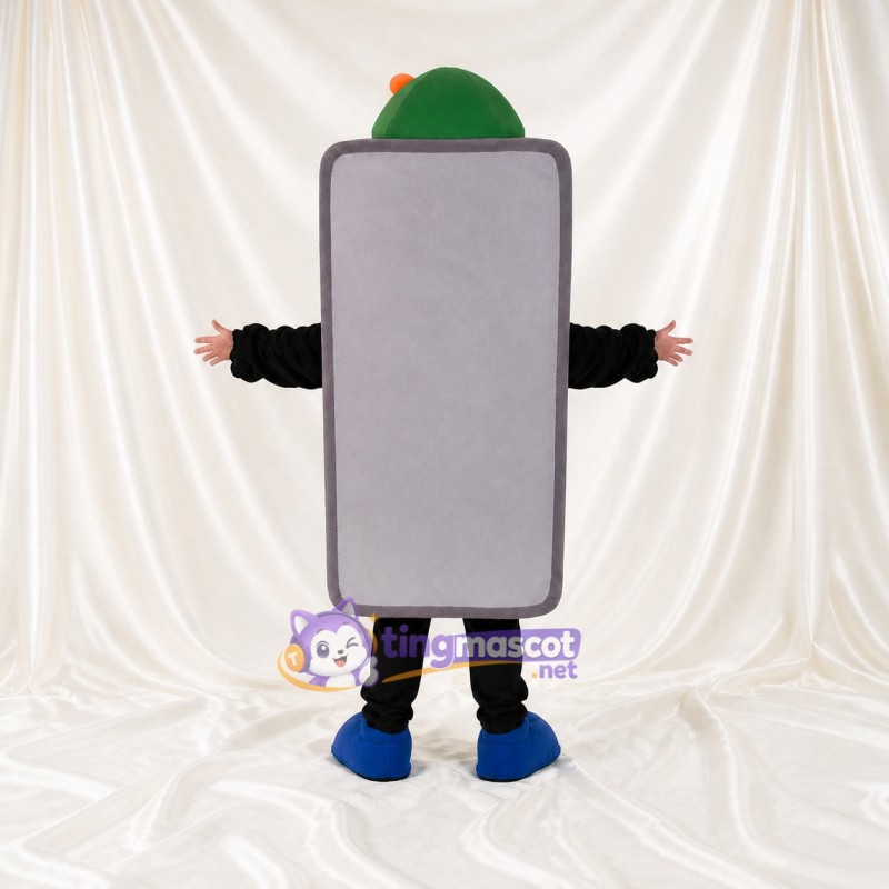 Front Bold Smartphone Mascot Costume Full Body for Adults Promotions