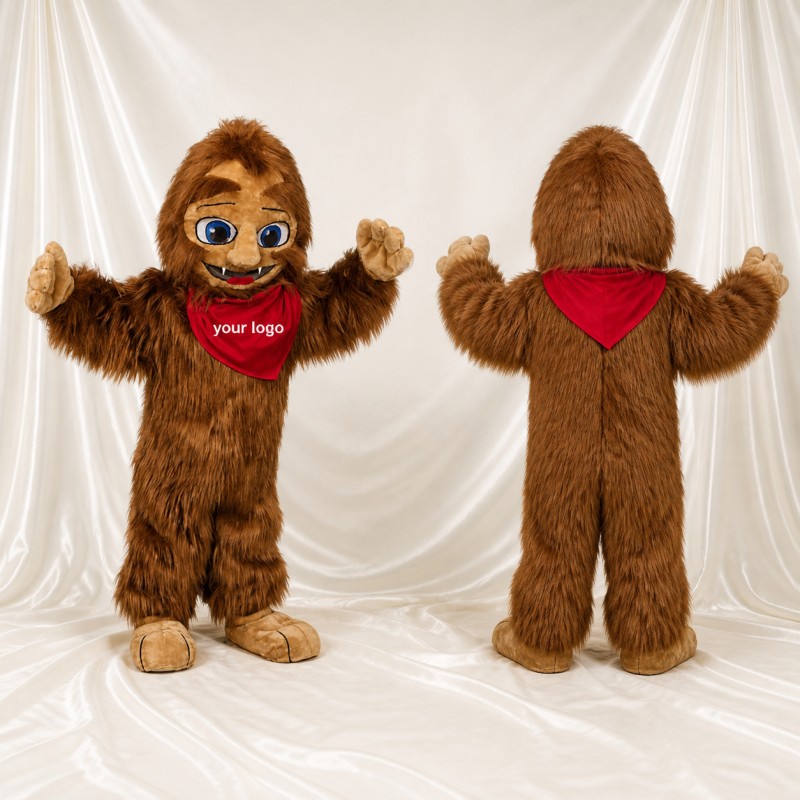 Sculpted Fantasy Furry Monster Mascot Costume Full Body for Adults School Events