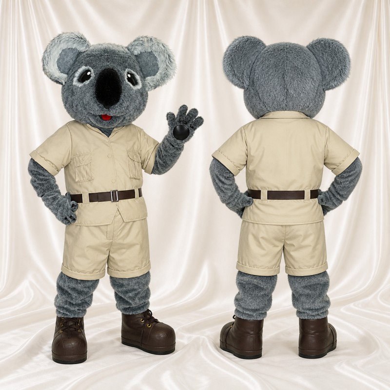 Safari Koala Mascot Costume Full Body for Adults Promotions