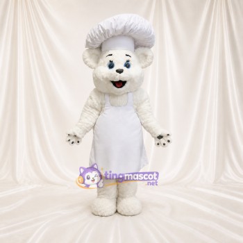Ours Chef Costume de mascotte intégral pour adultes Promotions