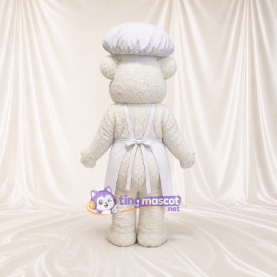 Chef Bear Mascot Costume Full Body for Adults Promotions