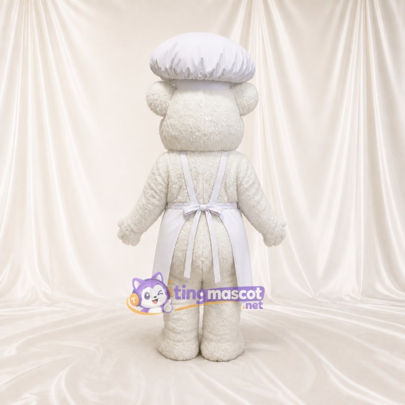 Chef Bear Mascot Costume Full Body for Adults Promotions