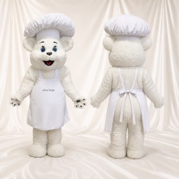 Ours Chef Costume de mascotte intégral pour adultes Promotions