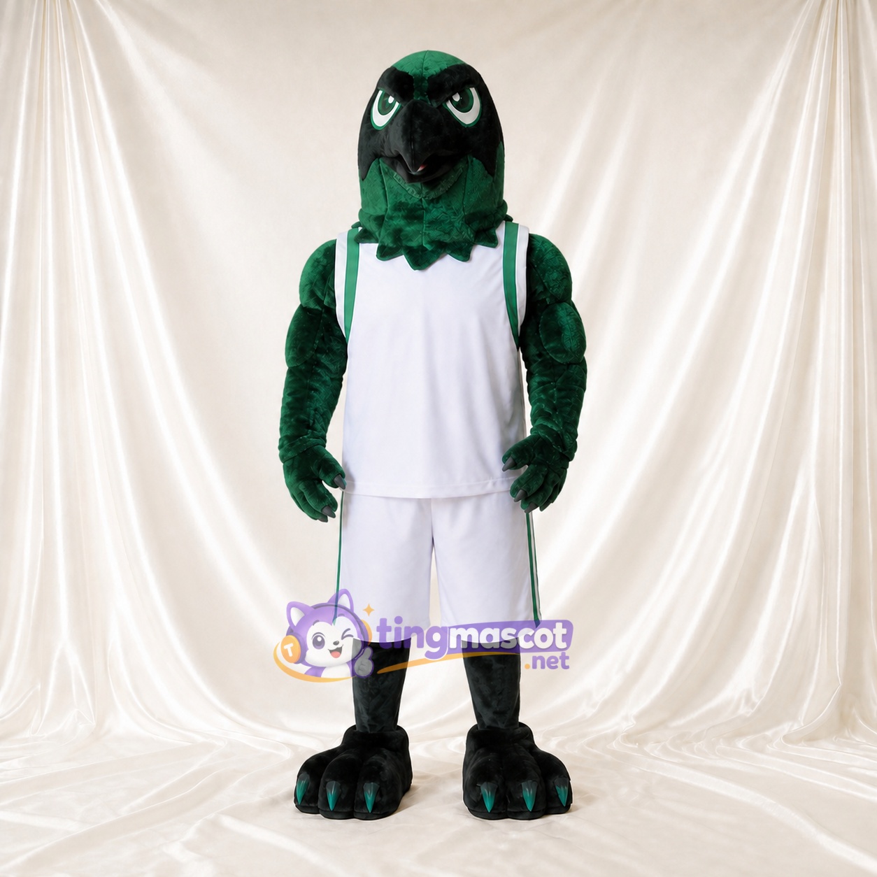 Corbeau athlète Costume de mascotte intégral pour adultes Événements sportifs Corbeau athlète Costume de mascotte intégral pour adultes Événements sportifs