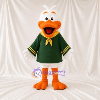 Duck Athlete Mascot Costume Full Body for Adults Sports Events