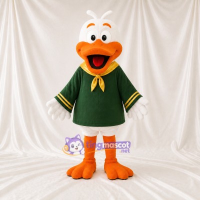 Duck Athlete Mascot Costume Full Body for Adults Sports Events