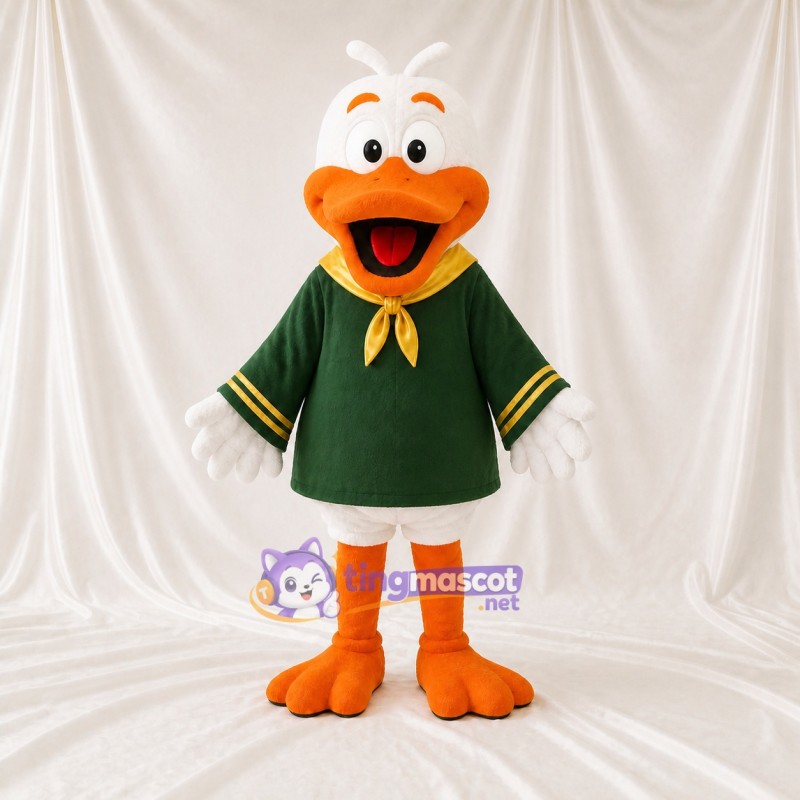 Duck Athlete Mascot Costume Full Body for Adults Sports Events