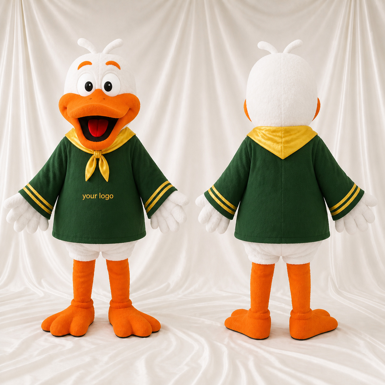 Canard Athlète Costume de mascotte intégral pour adultes Événements sportifs Canard Athlète Costume de mascotte intégral pour adultes Événements sportifs