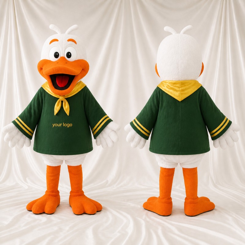 Duck Athlete Mascot Costume Full Body for Adults Sports Events