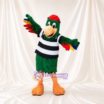 Parrot Athlete Mascot Costume Full Body for Adults Sports Events