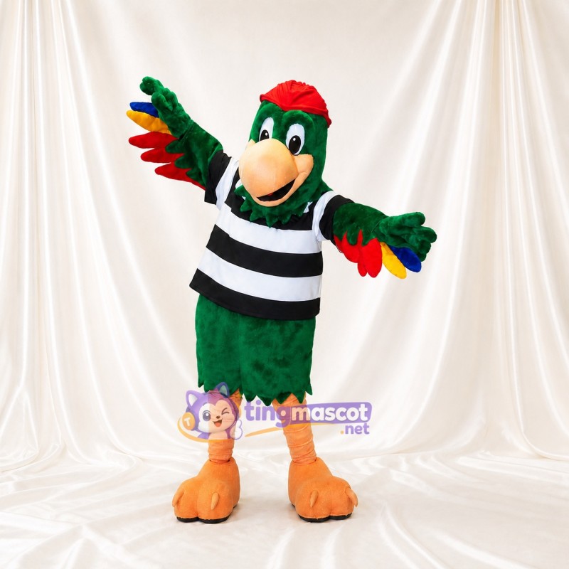 Parrot Athlete Mascot Costume Full Body for Adults Sports Events