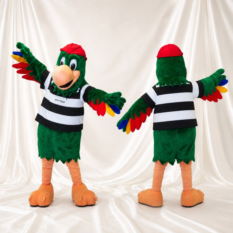 Parrot Athlete Mascot Costume Full Body for Adults Sports Events