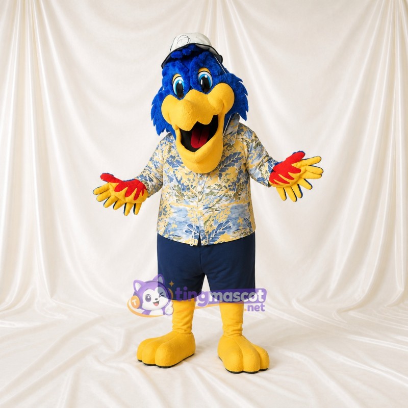 Tropical Bird Mascot Costume Full Body for Adults School Events