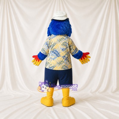 Tropical Bird Mascot Costume Full Body for Adults School Events